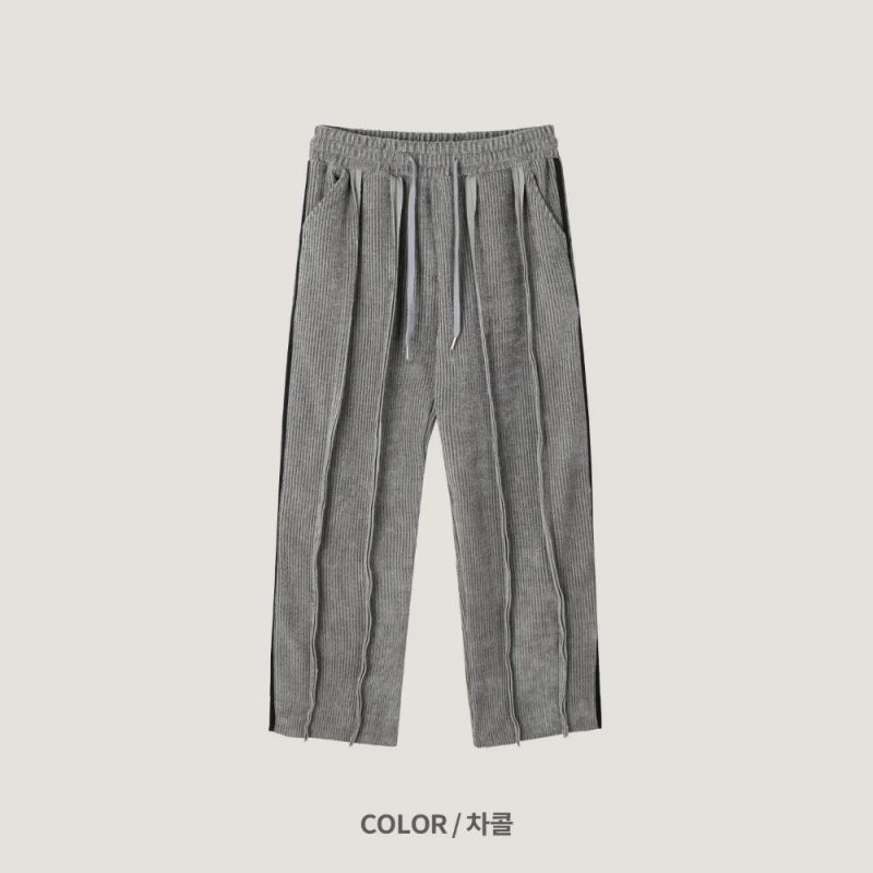 LMN Slay Velour Brushed Wide Pants (2 colors)