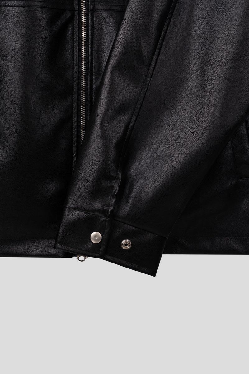 Sarto Oversized Leather Jacket