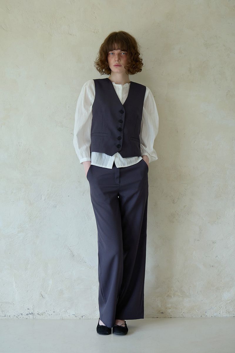 WITHOUTSUMMER（ウィズアウトサマー）の「Denis slacks_charcoal（Pants）」