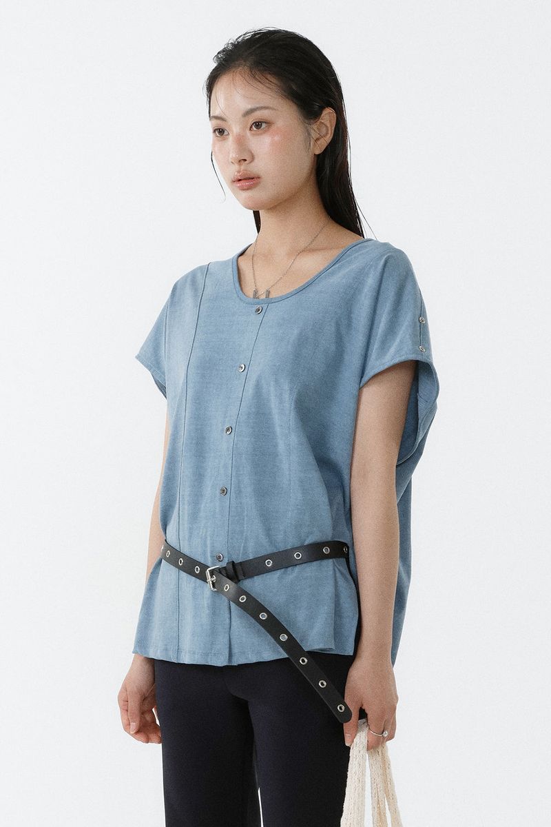 PIGMENT MAISON TOP_DUSTY BLUE