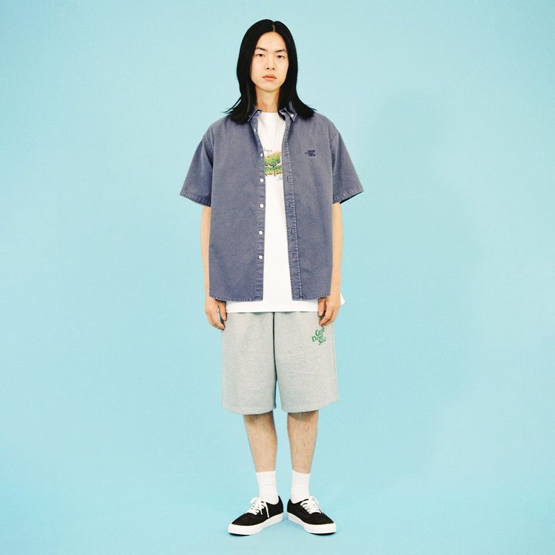 SELLER LOGO SWEAT SHORTS LIGHT GREY(CV2CMUPA01A)