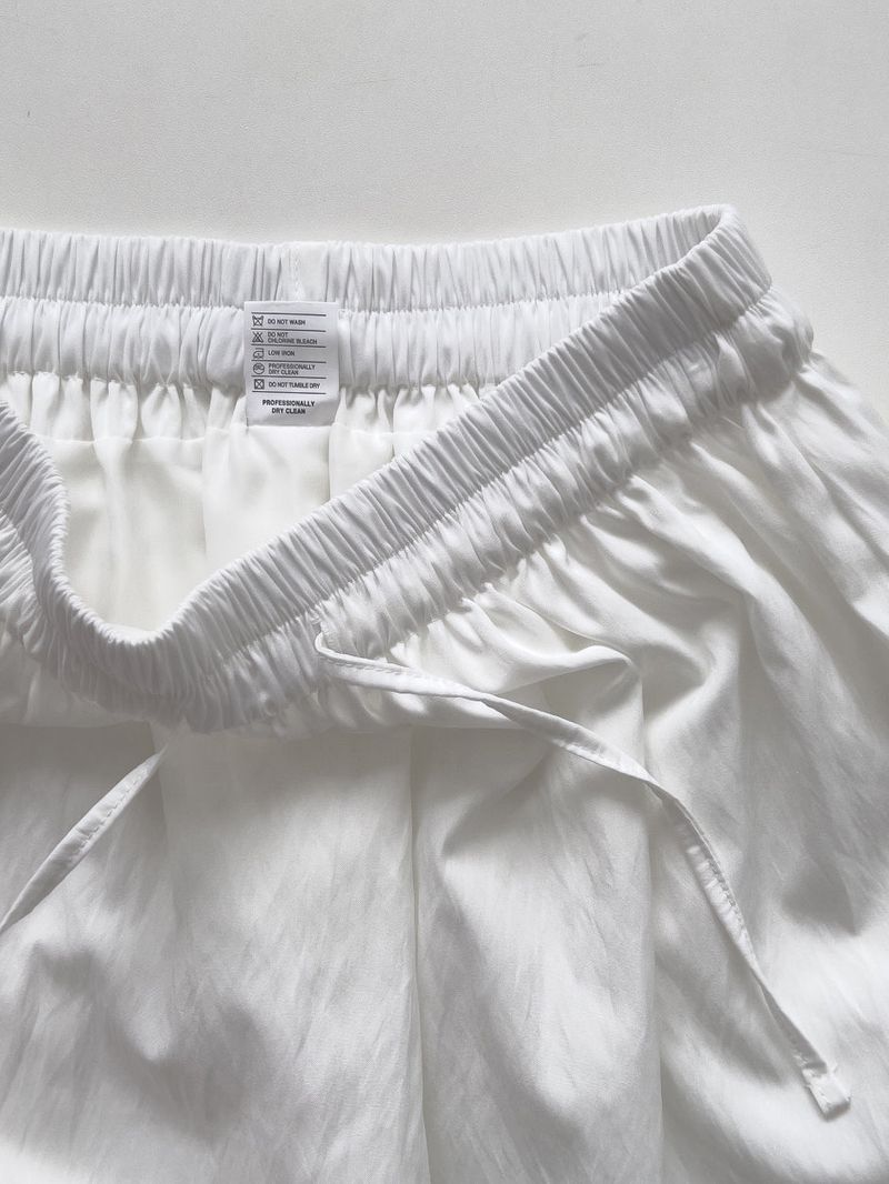 Juicy Nylon Flare Long Skirt