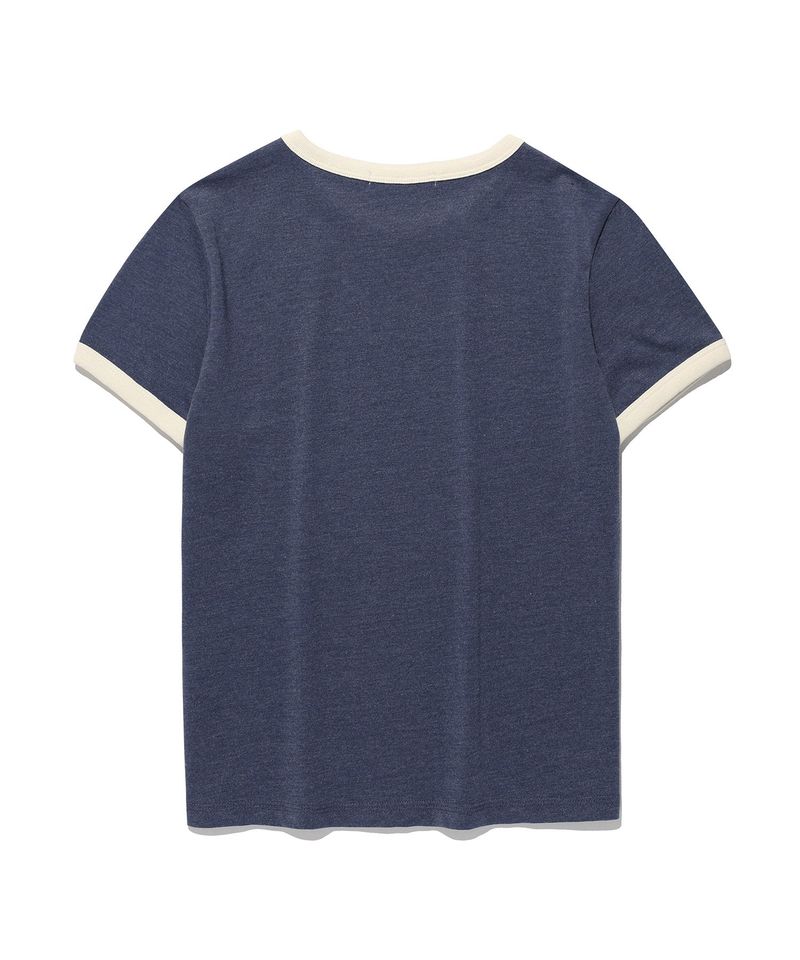 Kims Bam Line Ringer Tee Blue (KIB6MFT508A)