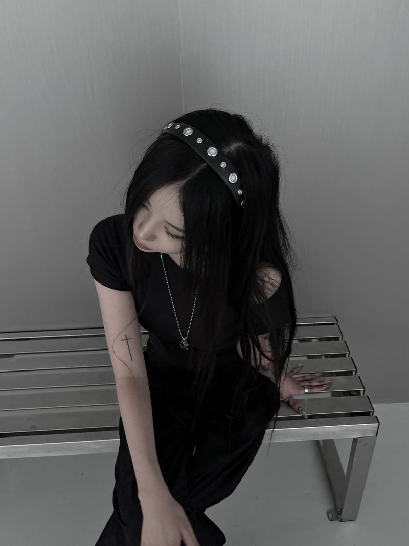 eyelet headband (2color)