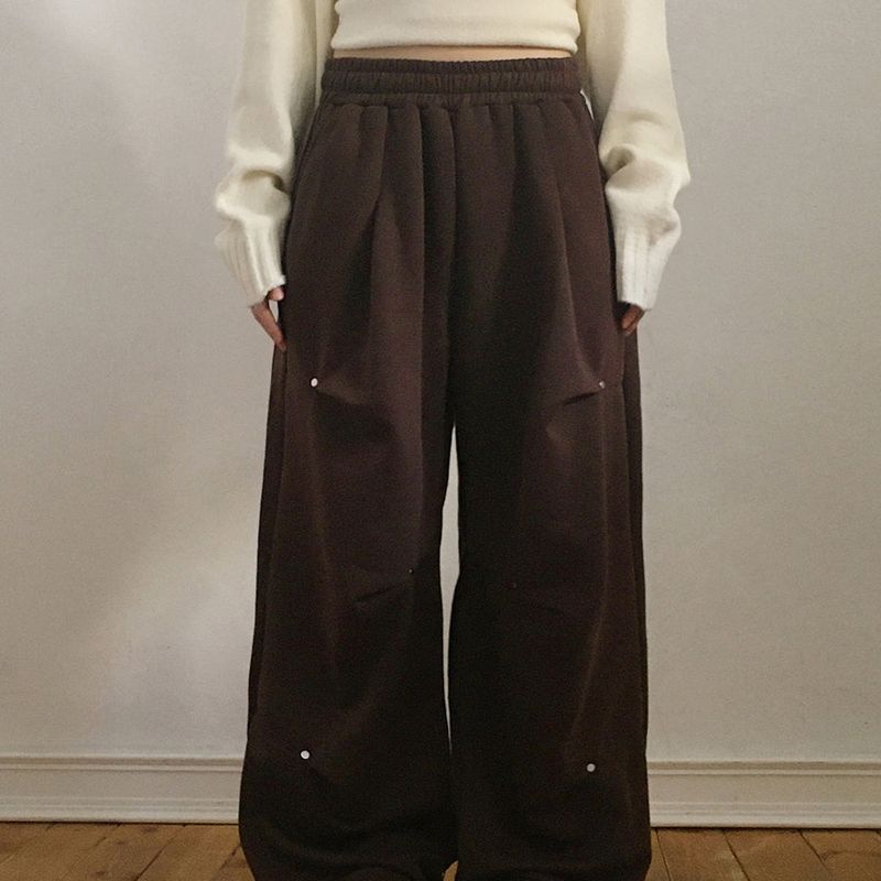 WONDER WONDER(ワンダーワンダー)の「Chobbi Rivet Wrinkle Pintuck Pants(Pants)」