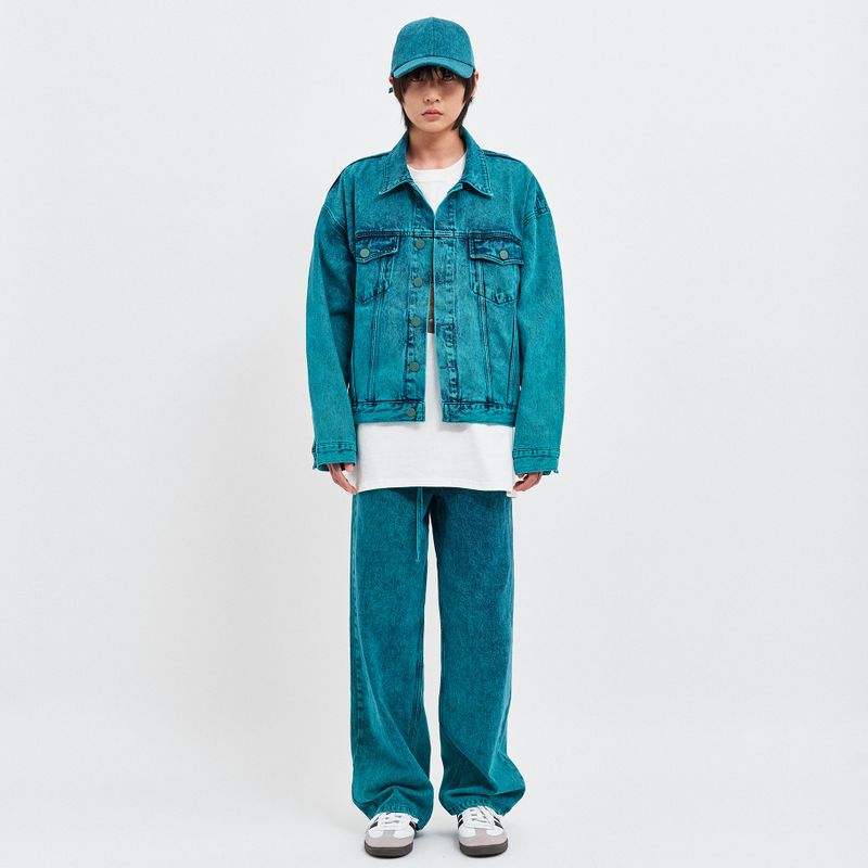 SOJU DENIM OVERSIZED TRUCKER JACKET