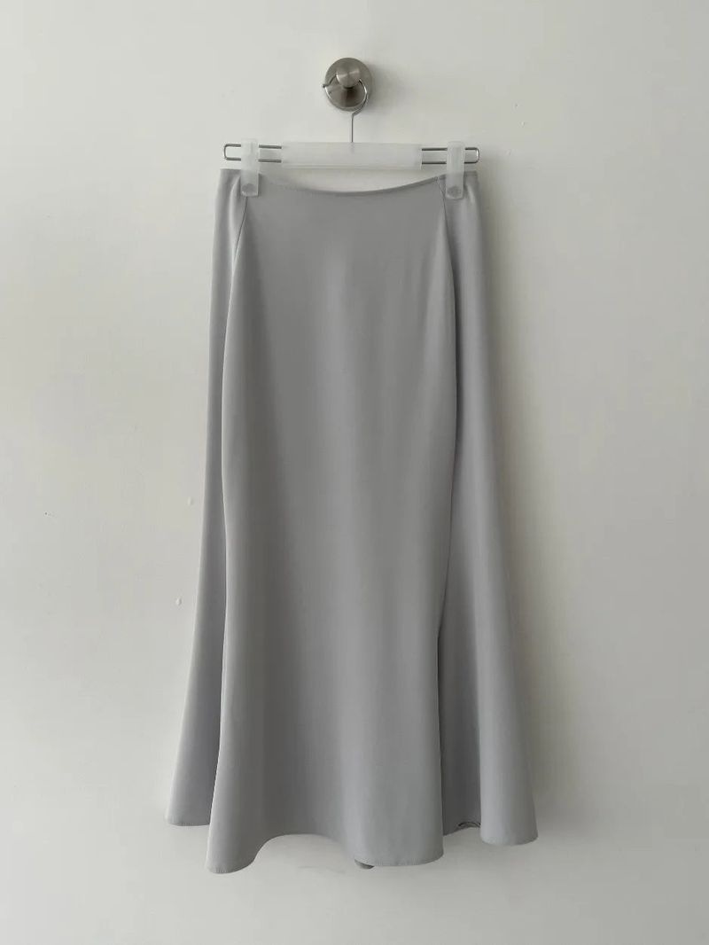 Dion Pintuck Mermaid Long Skirt