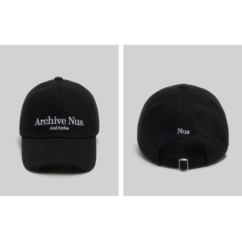 Nus. arch ball cap (Black)