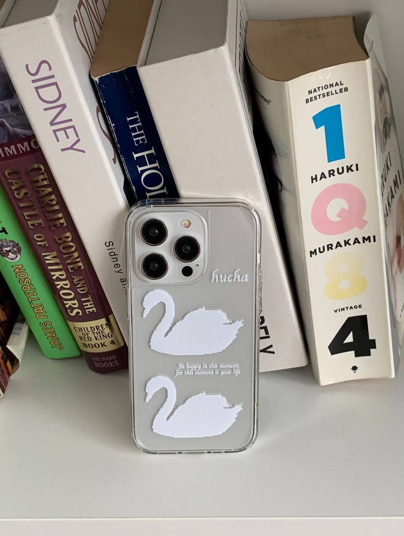swan pixel jell hard case 