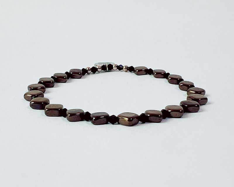 GEM STONE HEMATITE BRACELET