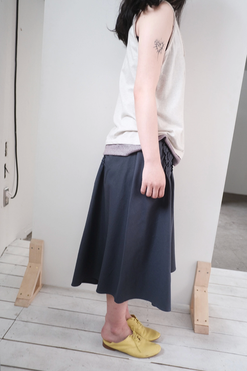 wink shirring skirt (3c)