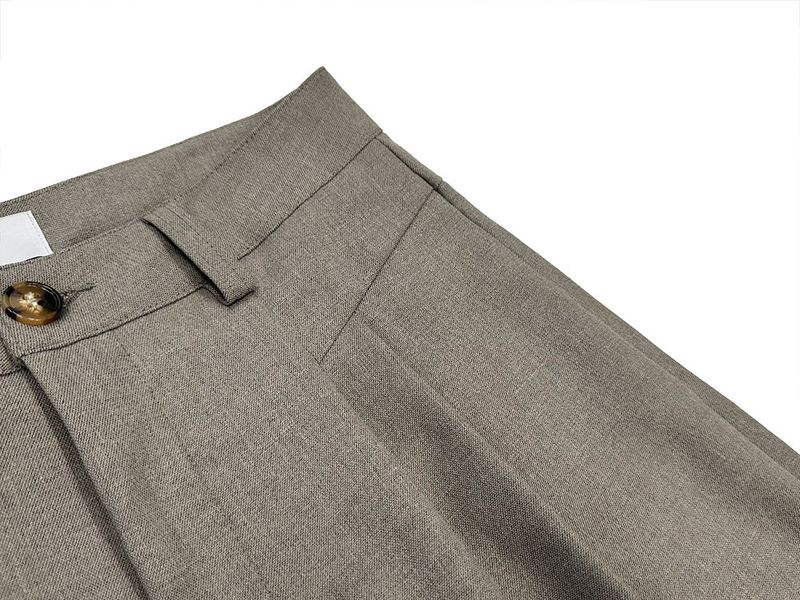Maple Linen Wide Slacks