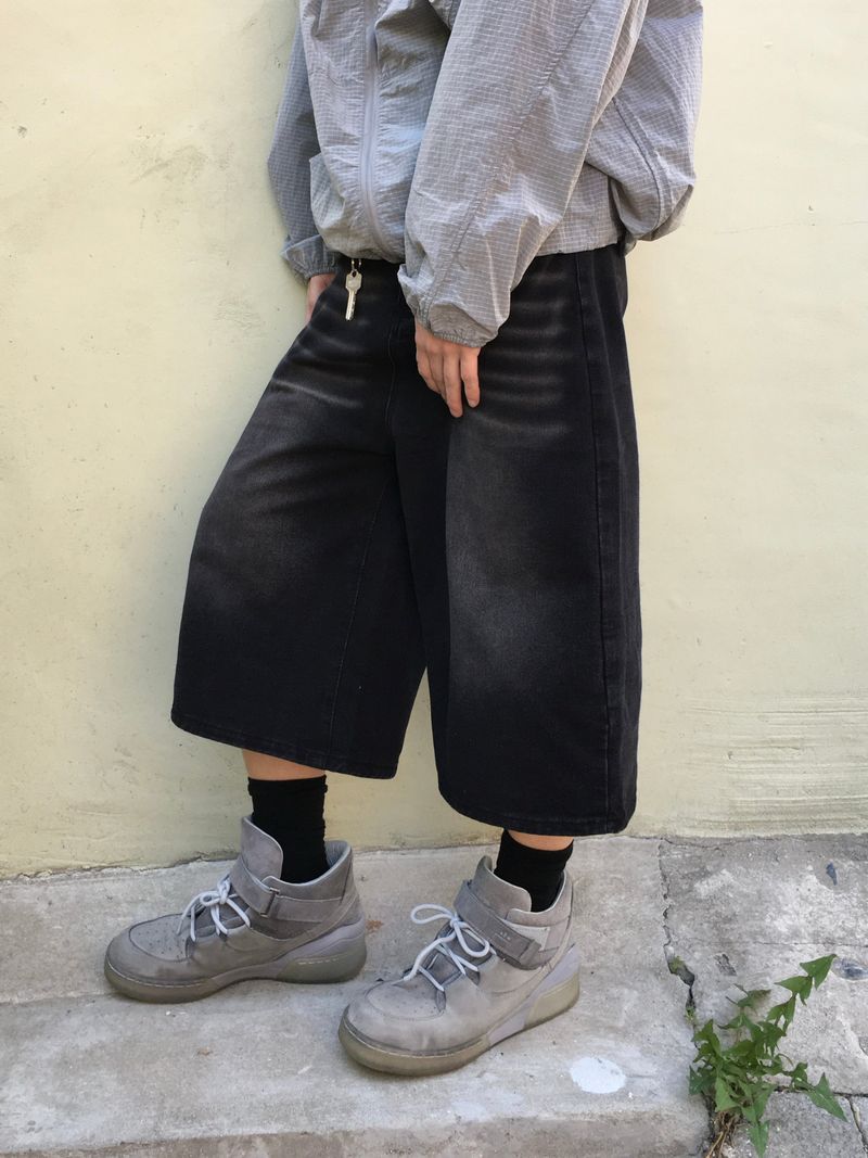 Luke Washed Bermuda Denim Pants 3C