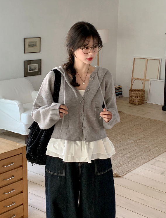 Wrap Frill Layered Mini Skirt (2color)