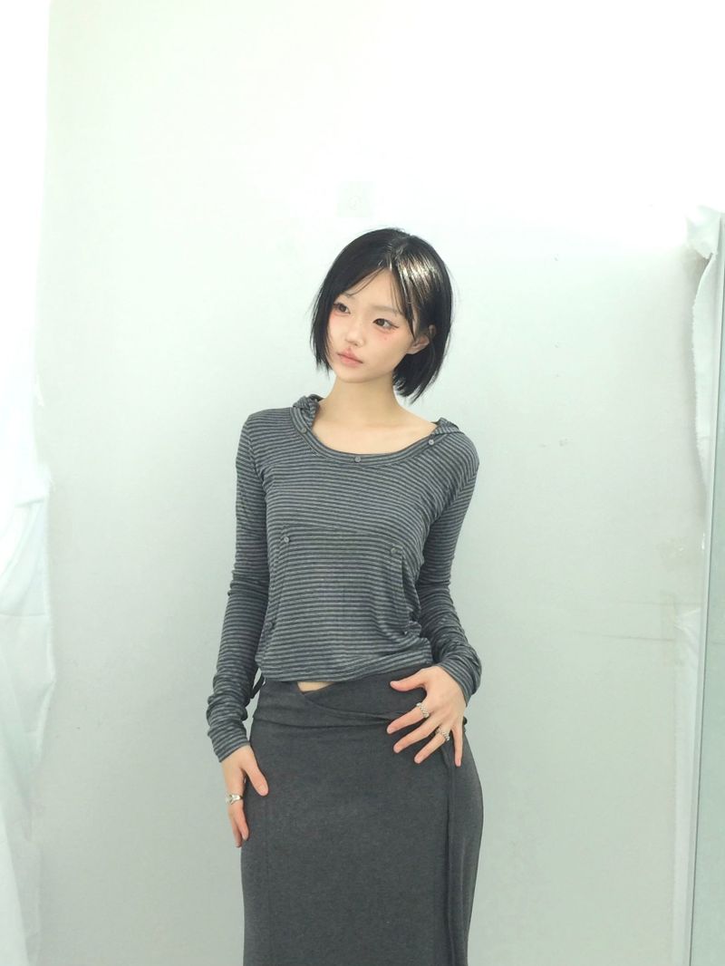 double-strap draped long dress