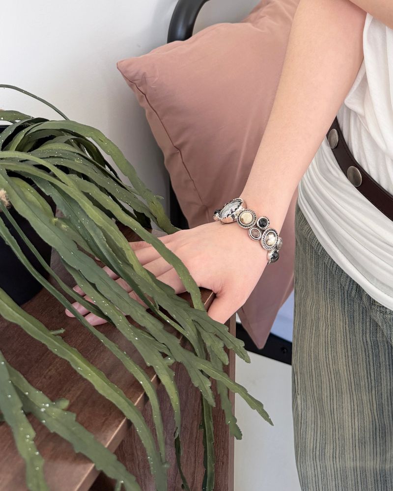 Dusty Pebble Stone Watch