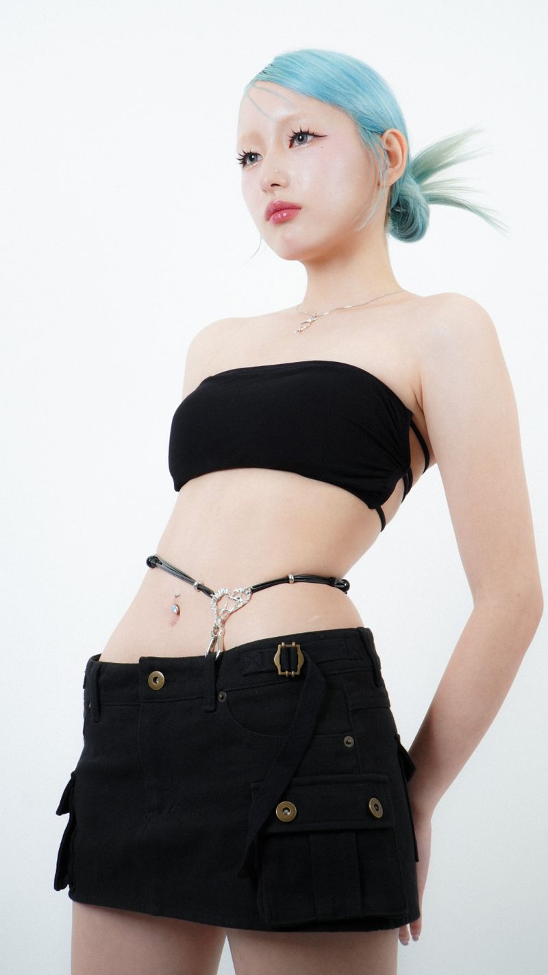 NU BELLYLET LEATHER BLACK