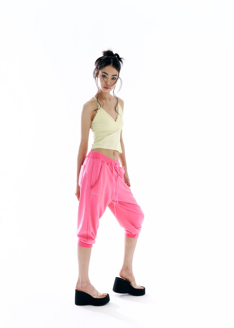Capri Sweat Pants [Pink]
