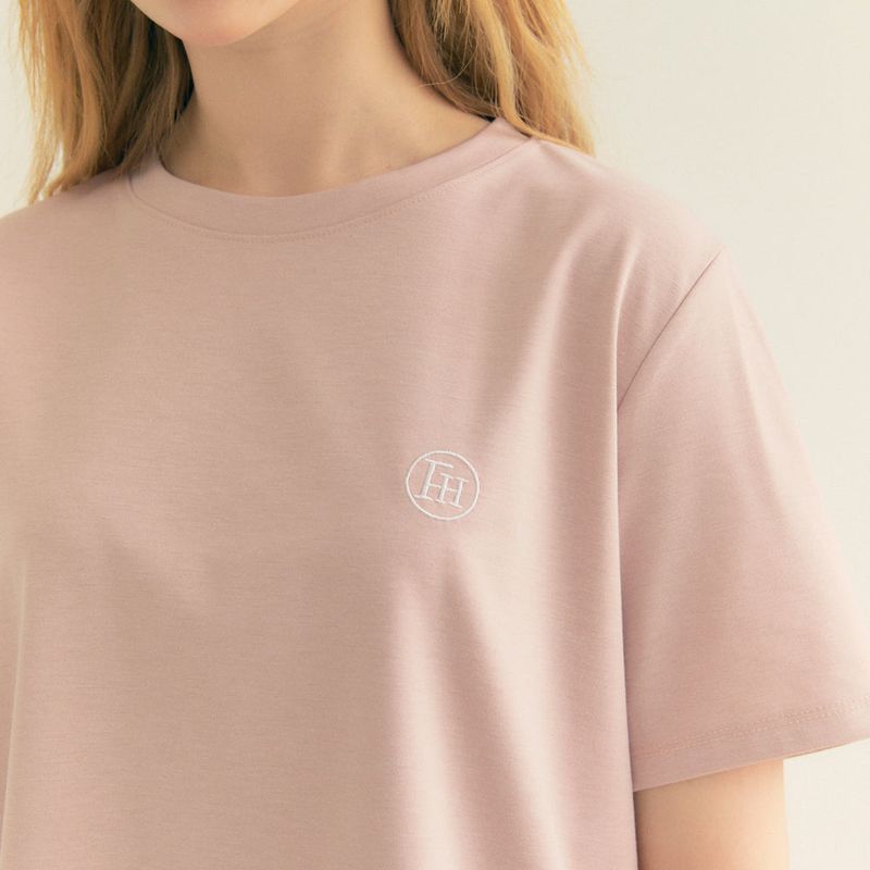 Standard Logo Ronud Neck T-shirt (Pink)