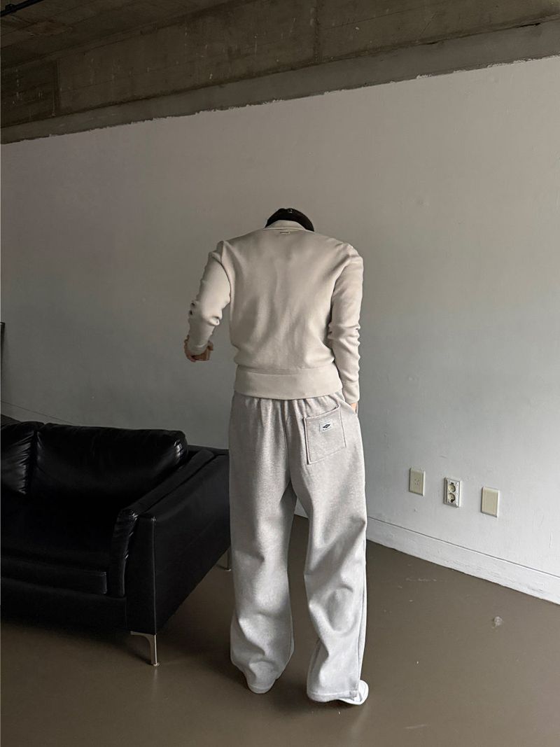 LMN Rivet Patch Napping Sweat Pants (3 colors)
