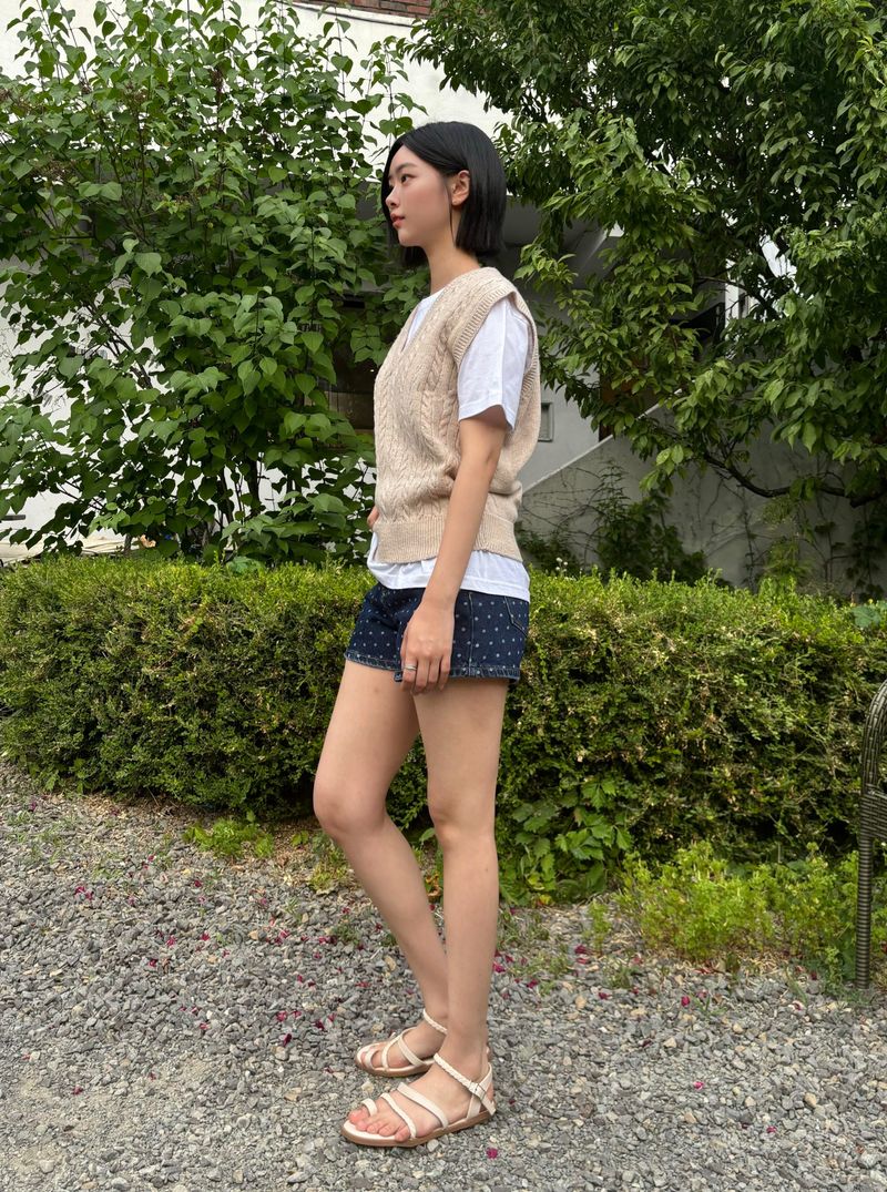DARK BLUE DOT DENIM PANTS code 21100