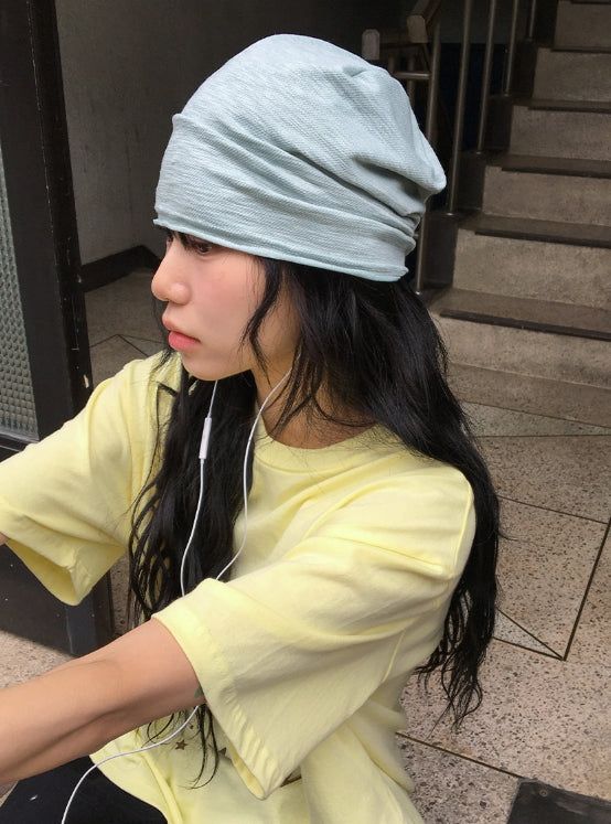 Komayo Summer Basic Plain Beanie