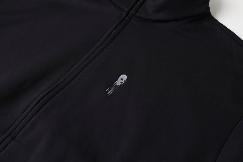 LOGO TRACK JACKET - BLACK