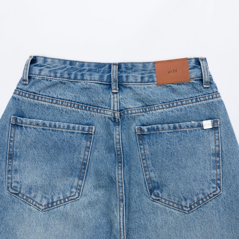 FRONT SIDE PATCHWORK DENIM PANTS code 18106