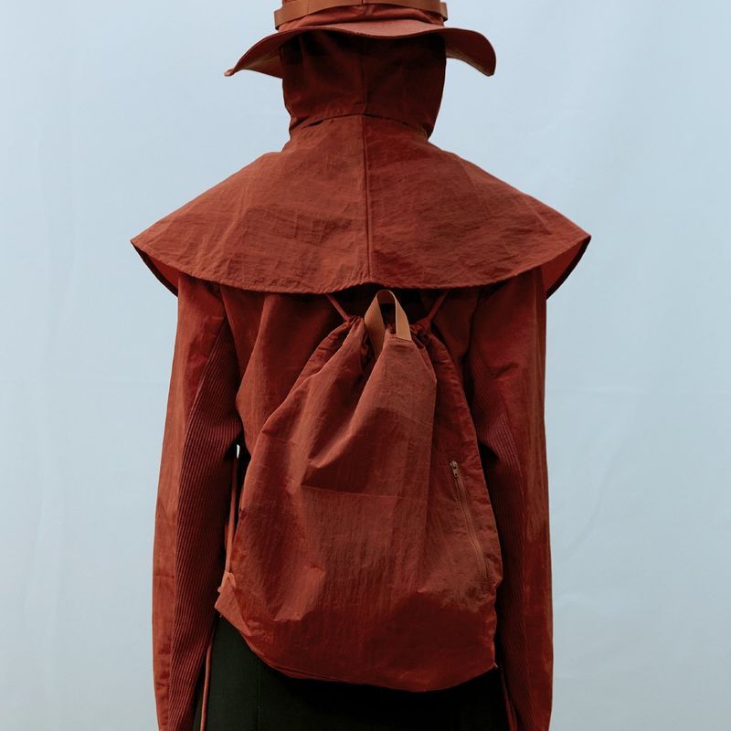 13MONTH(サーティーンマンス)の「Recycle String Backpack (RED)(Bags)」