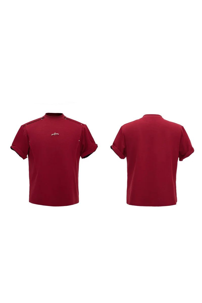 Contrast Crewneck T-Shirt