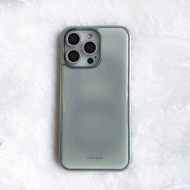 Fog gray silver epoxy case