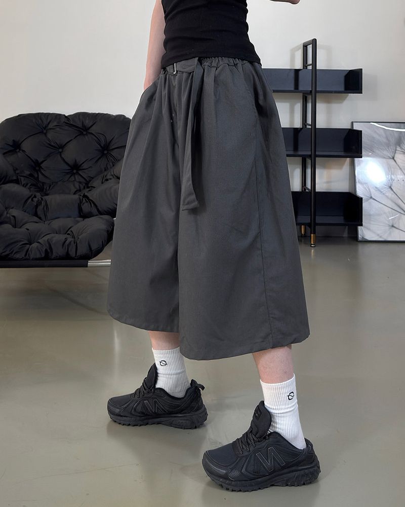 Koz Belted Bermuda Slacks
