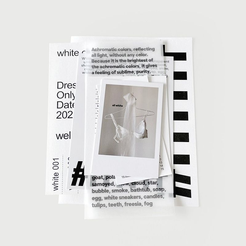 oab tone pack white / scrap sticker set