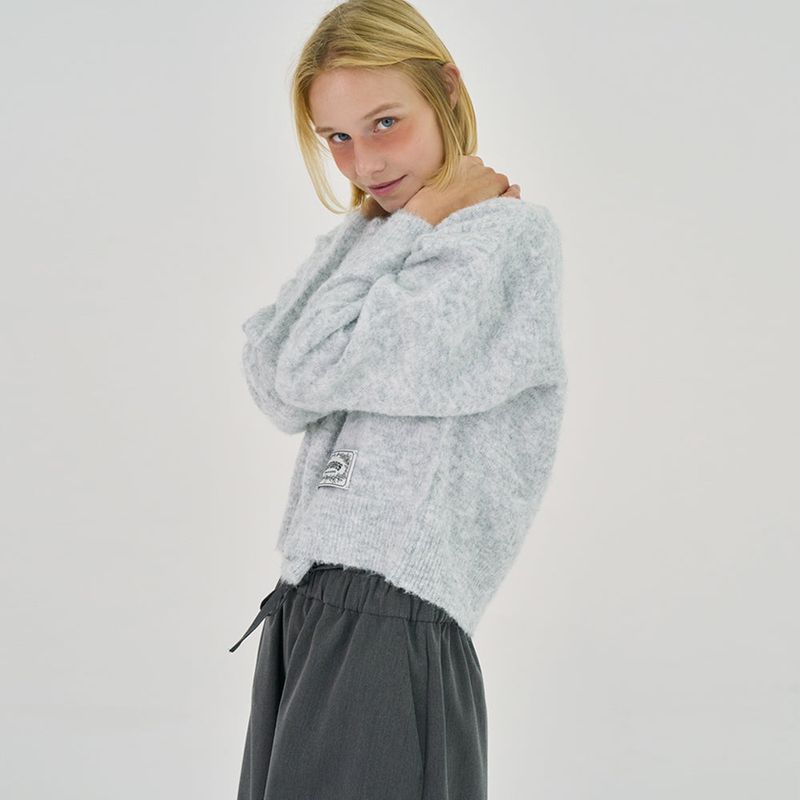 Brushed Soft Knit_Melange Gray