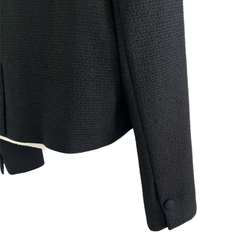 Classic Muse Lace -Trimmed Tweed Jacket