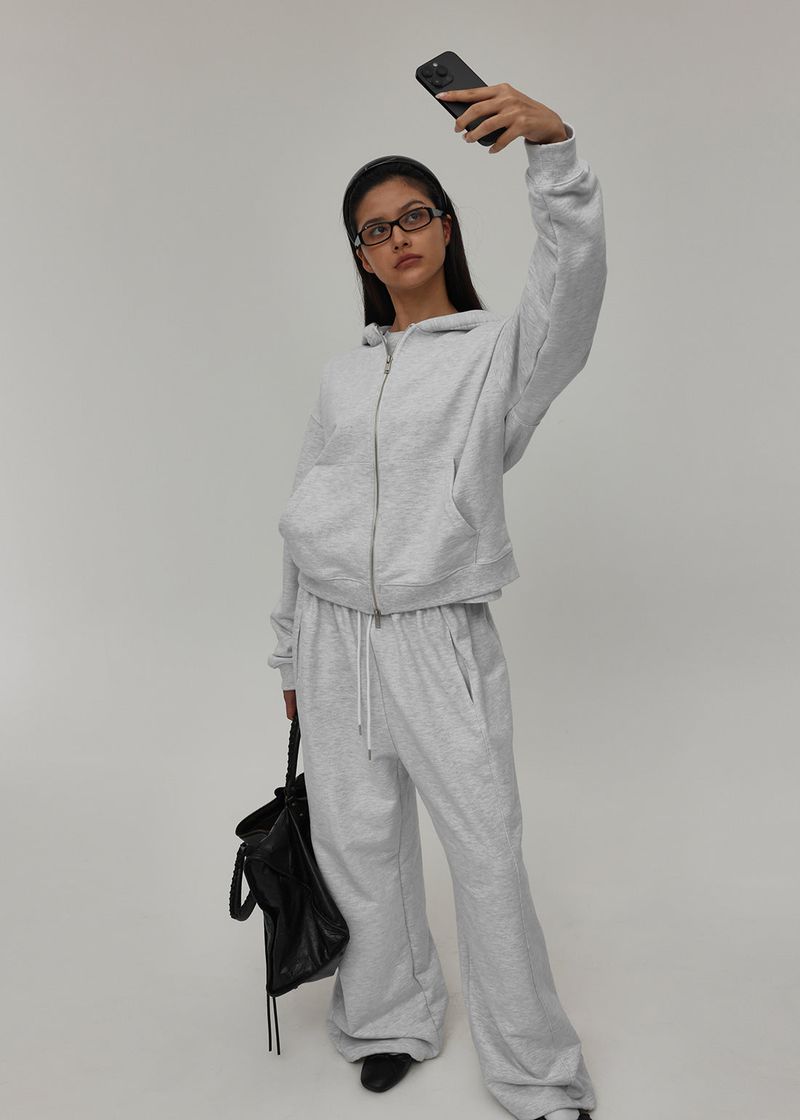 BLACKUP（ブラックアップ）の「[B-BASIC] Heavy Sweat Hoodie Zip-Up（Tops）」