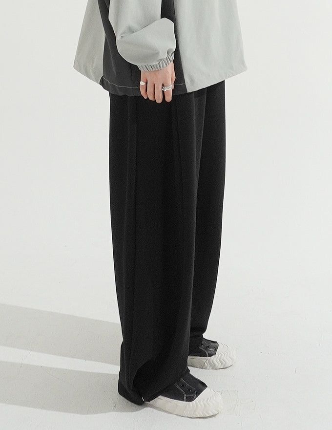 Snap Wide Sweat Pants