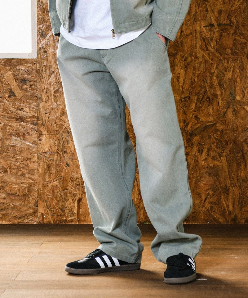 H.L WASHING WORK PANTS KHAKI