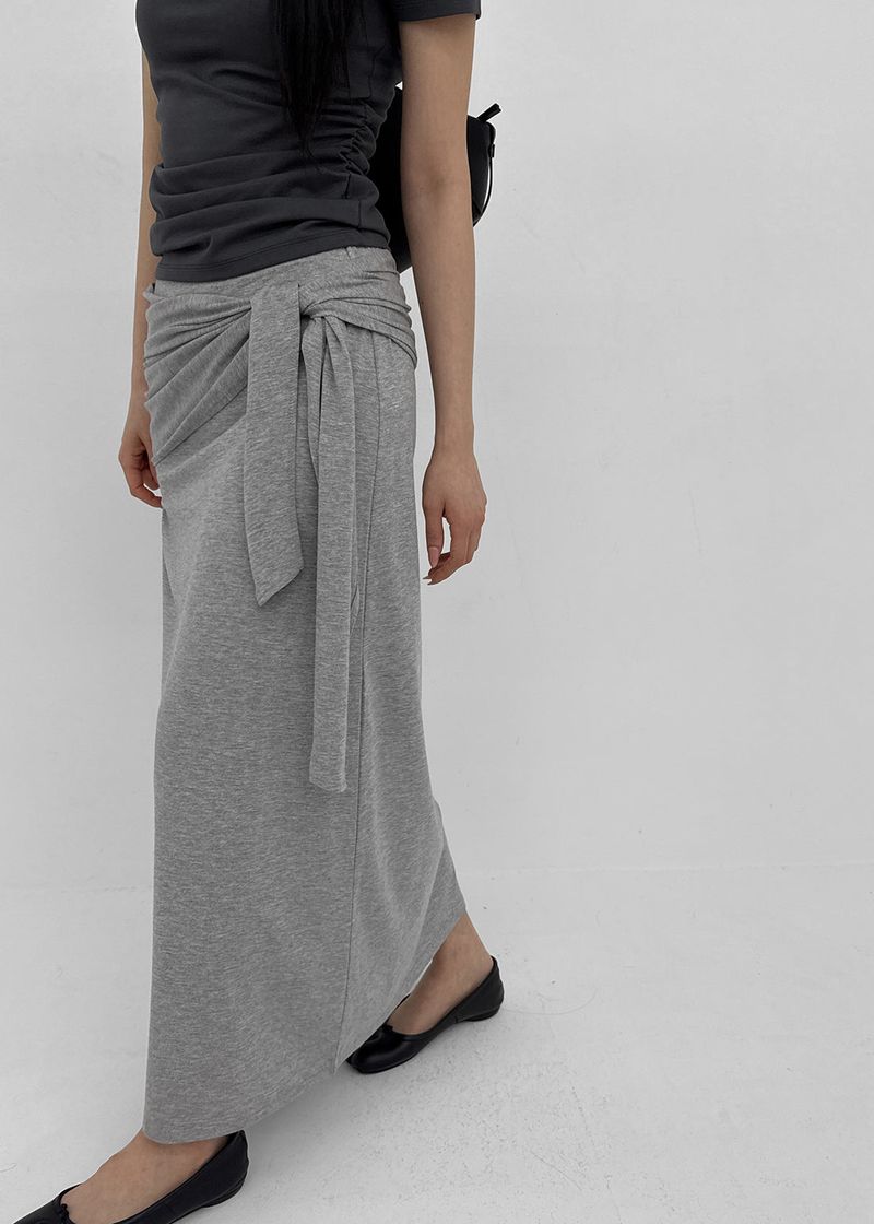 [MADE] Lofren Set - Long Skirt, Layered Wrap