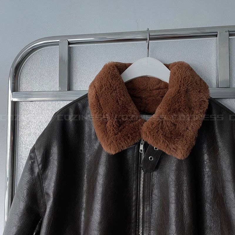 ECT bold Oversized fit suede jacket (3 colors)