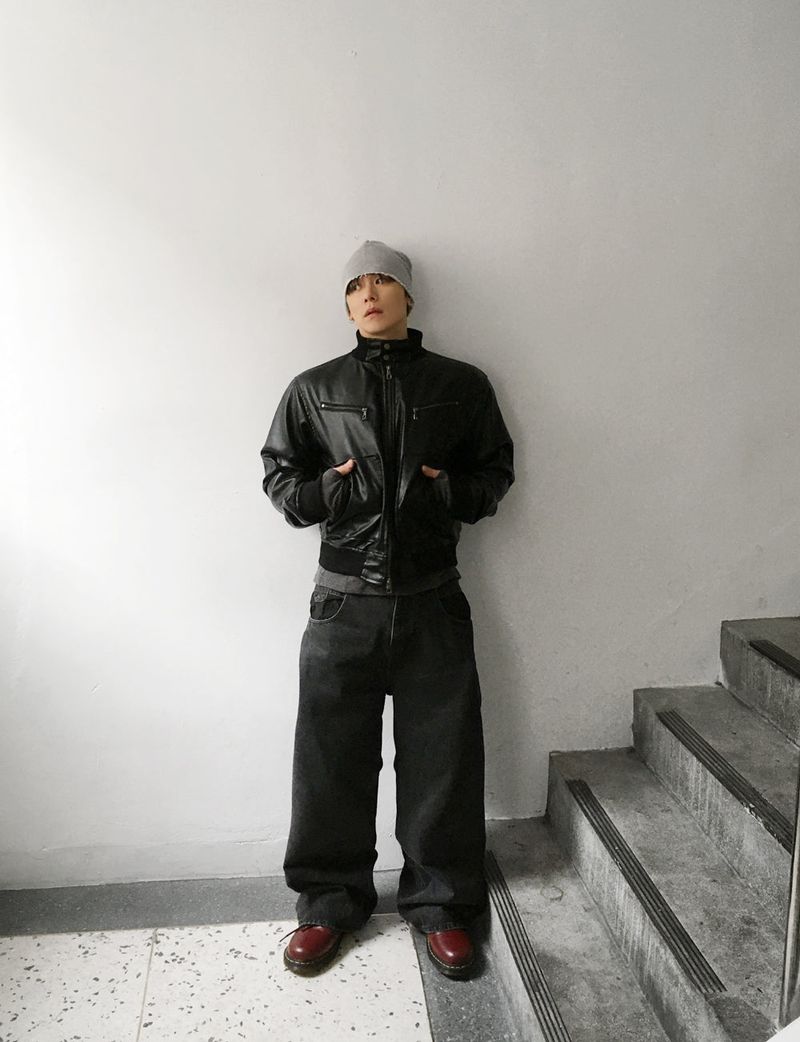 No.1604 high neck leather JK