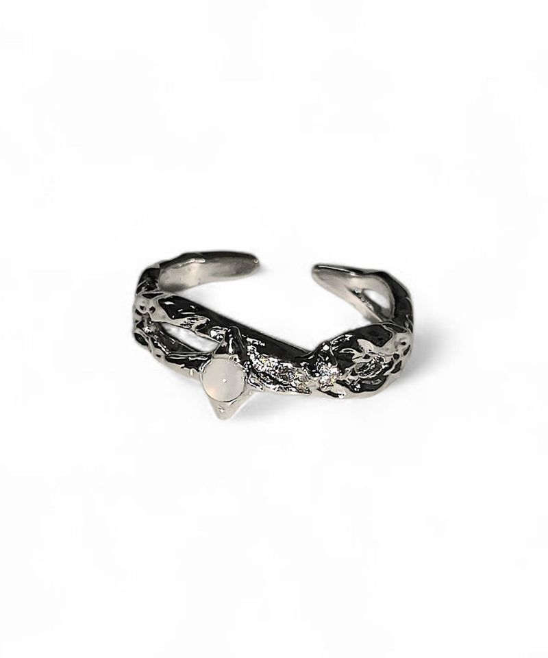 Adamdree(アダムドリー)の「Gray Foggy Star Cubic Open Ring(Accessories)」