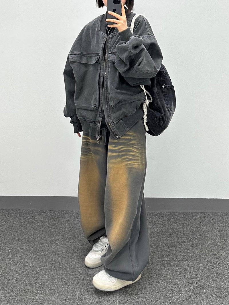 dirty smog jogger pants