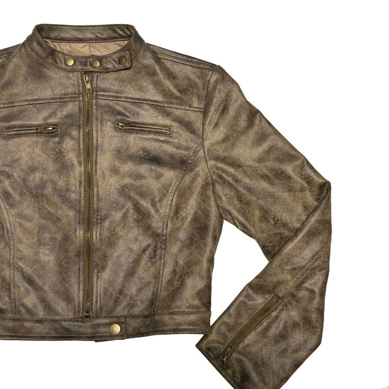 Suede leather jacket