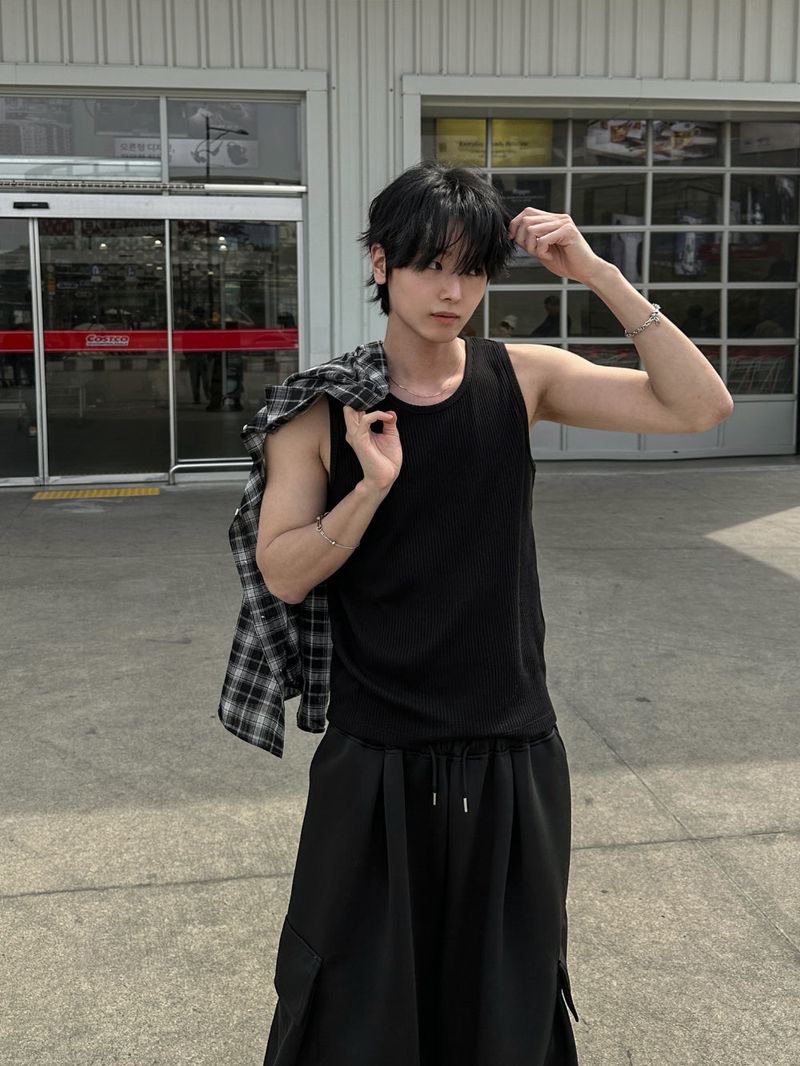 Cos waffle sleeveless