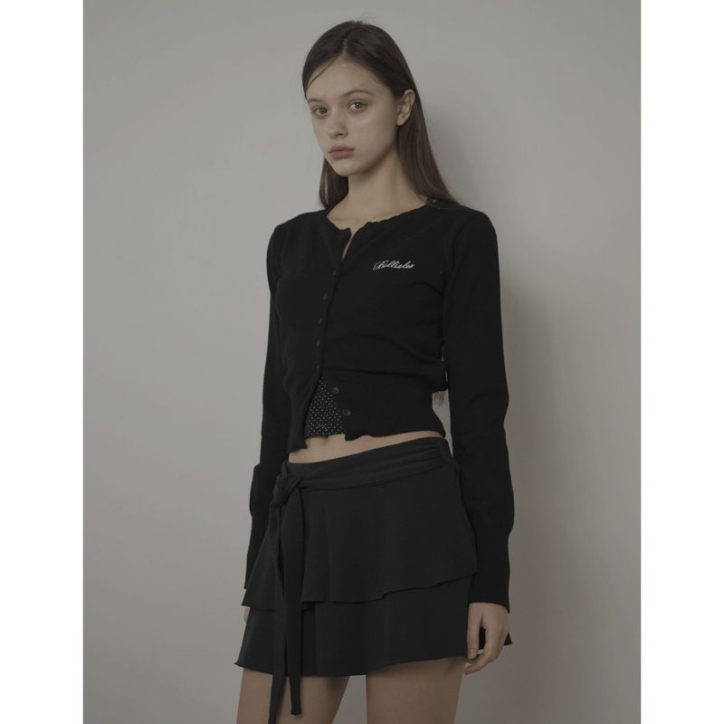 CUPCAKE CARDIGAN-BLACK