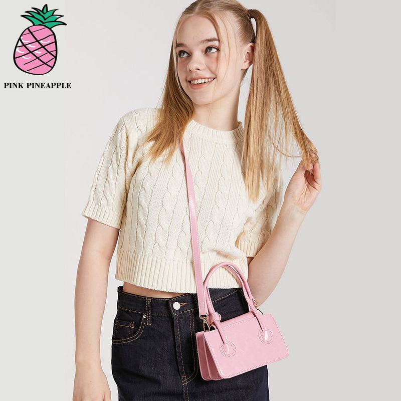 PINK PINEAPPLE（ピンクパイナップル）の「PETITE SQUARED BAG（Bags）」