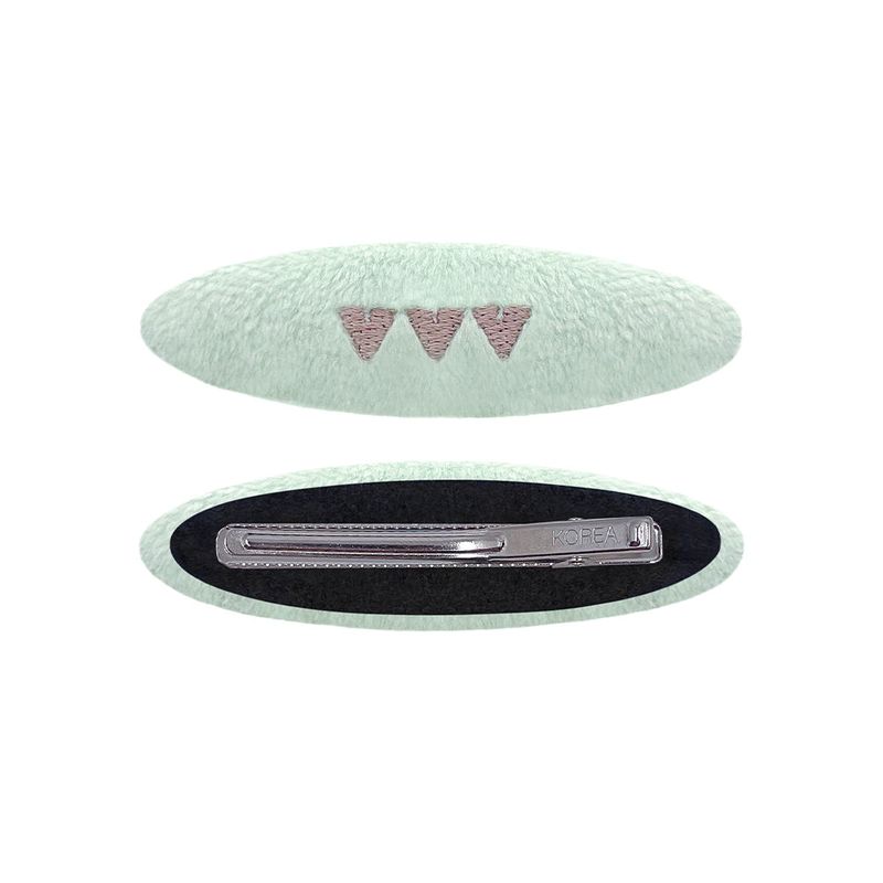 [SET] Logo Velvet Hairpin