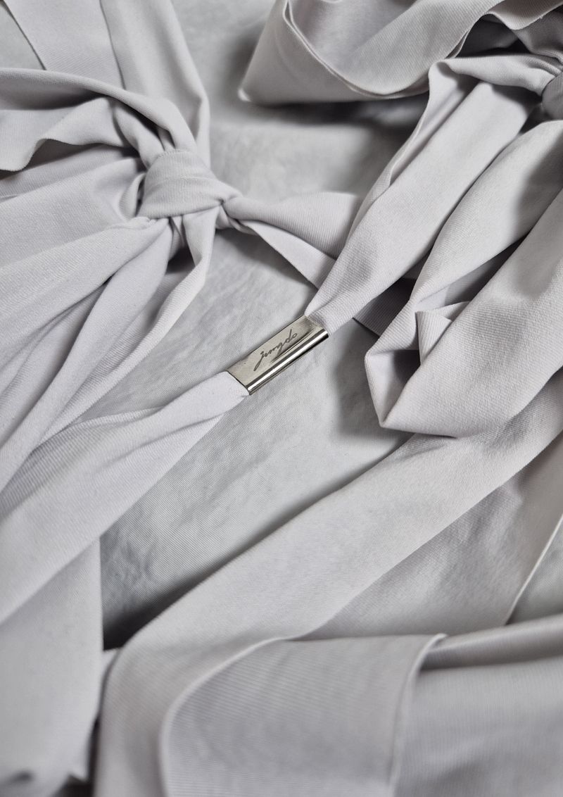 FLUTTER GYM SACK . GRAY