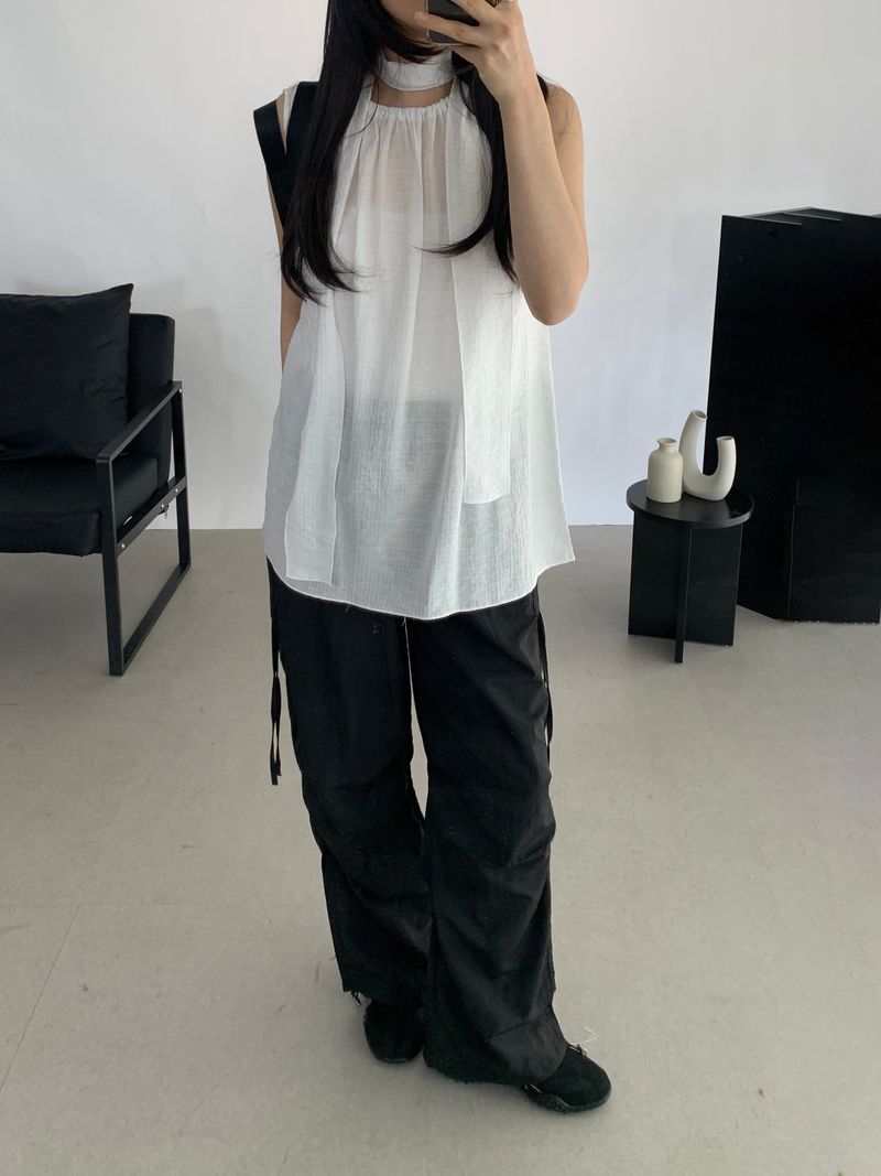 Nest String Banding Cargo Pants